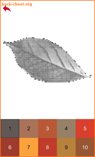 Trees & Leaves Color by Number - Pixel Art Game screenshot