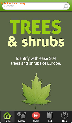 Trees and shrubs screenshot