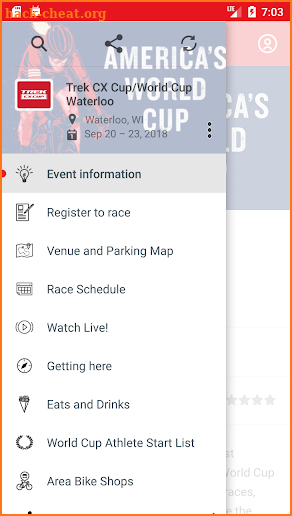 Trek CX Cup screenshot