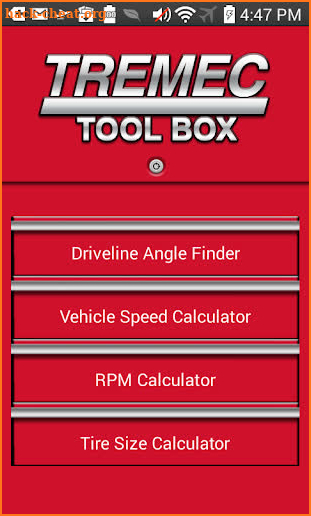 TREMEC Toolbox screenshot