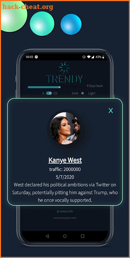 Trendy - Trending Topics & Search Trends screenshot