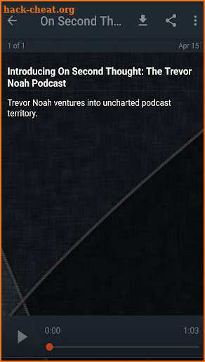 Trevor Noah PODCAST daily screenshot