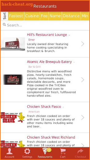 Tri-Cities Food Dudes Delivery screenshot