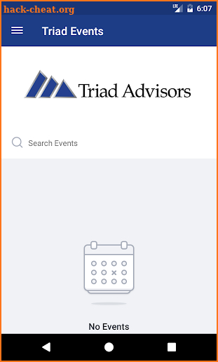 Triad Advisors Meetings screenshot