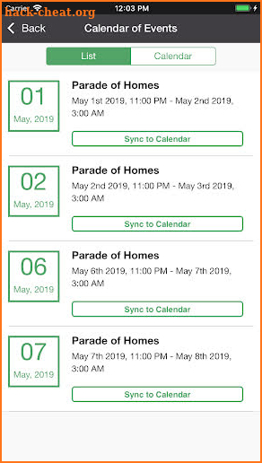 Triad Parade of Homes screenshot