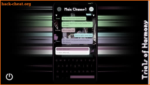 Trials of H̶a̸r̶mony: Lost Phone Visual Novel Demo screenshot