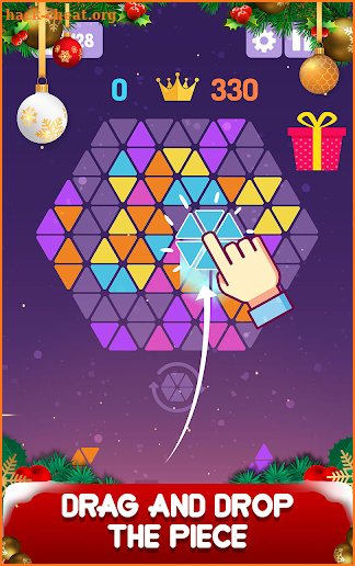 Triangle Diamond – Hexagon Board - Hexa Puzzle screenshot