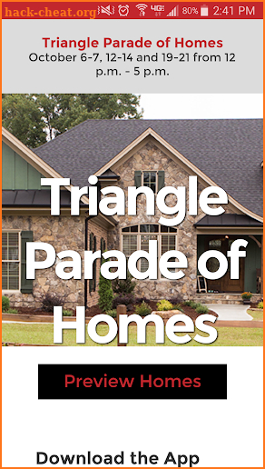 Triangle Parade of Homes screenshot