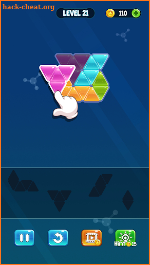 Triangle Tangram Puzzle Legend screenshot
