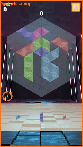 Triangle Tap Block screenshot