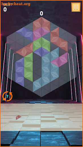 Triangle Tap Block screenshot