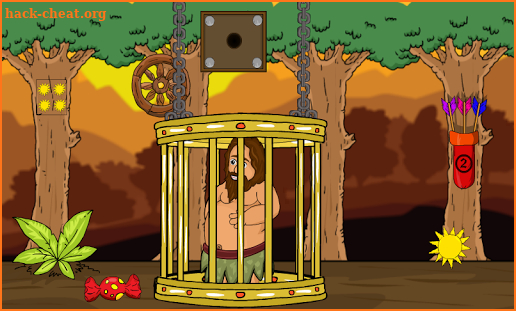 Tribal Man Rescue From Cage screenshot