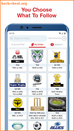Tribe: Super Rugby, Cricket + screenshot