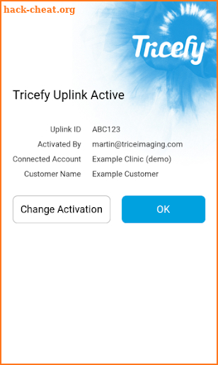 Tricefy Uplink screenshot