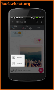 TriChat - online dating chat screenshot