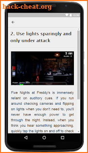 Tricks for Five Nights at Freddy's screenshot