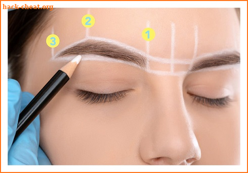 Tricks perfect eyebrows woman screenshot