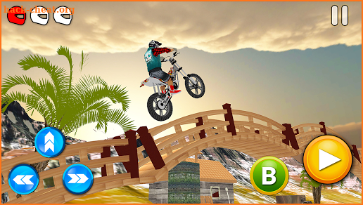 Tricky Bike Racing With Crazy Rider 3D screenshot
