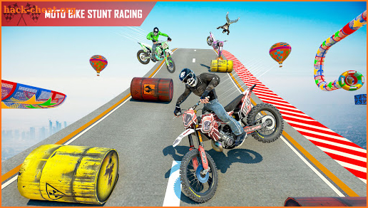 Tricky Bike Stunt Racing Games - New Bike Games 3D screenshot