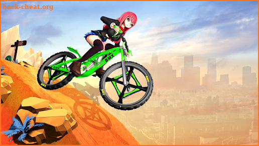 Tricky Fearless BMX Track Stunts Racing 3D screenshot