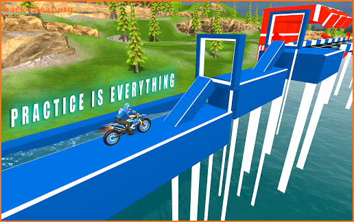 Tricky Ramp Bike Stunt Racing Game screenshot