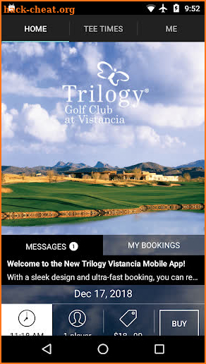 Trilogy at Vistancia Tee Times screenshot
