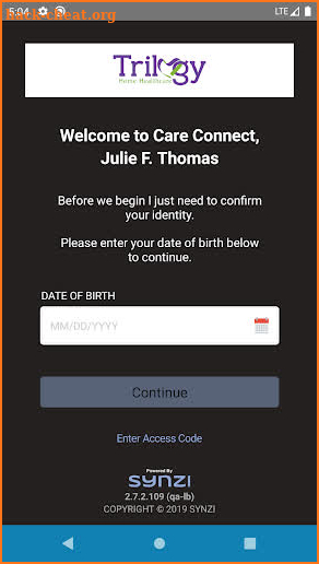 Trilogy Care Connect screenshot
