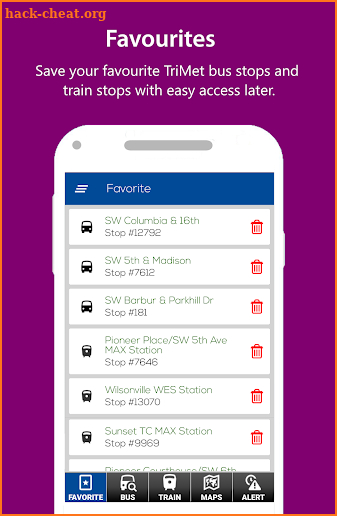 TriMet Transit Tracker (2018) Portland Transit App screenshot