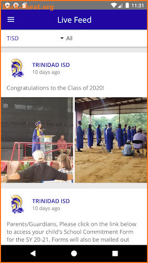 Trinidad ISD screenshot