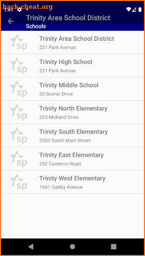 Trinity Area School District screenshot