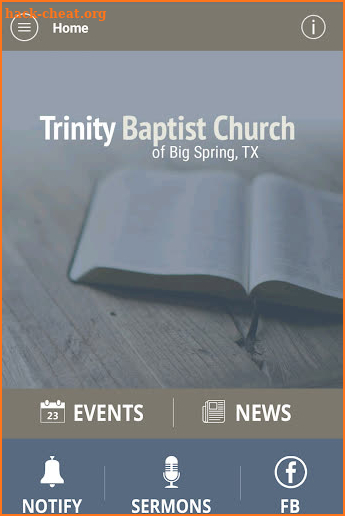 Trinity Baptist Big Spring TX screenshot
