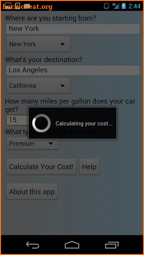 Trip Cost Finder & Calculator+ screenshot