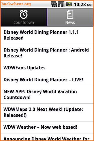 Trip Countdown for Disneyland screenshot