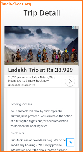 Trip Monk - Cheap Flights, Hotels, Holidays screenshot