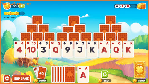 TriPeaks Cards: Solitaire Game screenshot