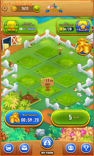Tripeaks Solitaire - Farm game screenshot