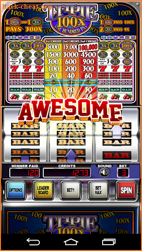 Triple 100x Pay Slot Machine screenshot