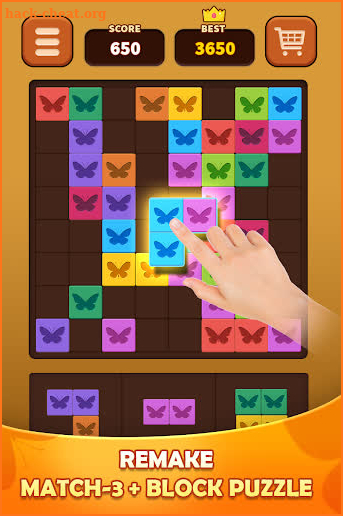 Triple Butterfly: Match 3 combine Block Puzzle screenshot