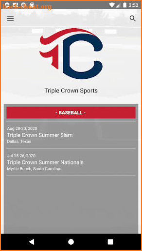 Triple Crown Sports screenshot