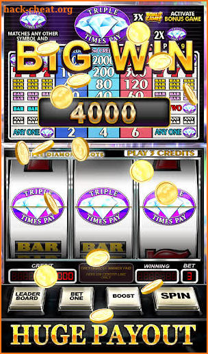 Triple Diamond Free Slots screenshot