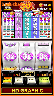 Triple Fifty Times Pay - Free Vegas Style Slots screenshot