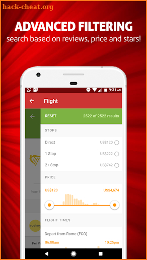 Trippa - The Scanner for Flights & Hotels Online screenshot