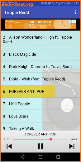 Trippie Redd songs screenshot