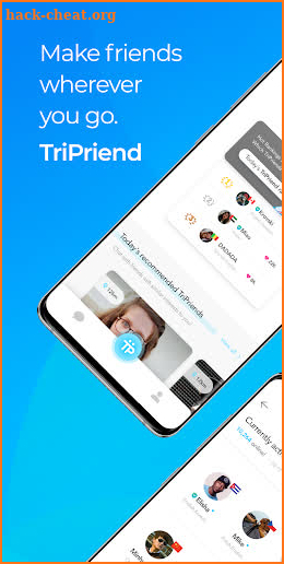 TriPriend : Meet Korean & internationl friends screenshot