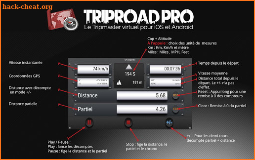 Triproad Pro screenshot