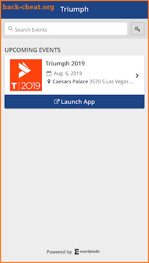 Triumph Events screenshot