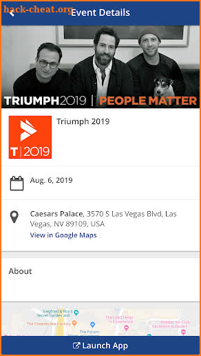 Triumph Events screenshot