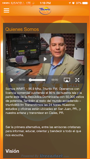 Triunfo 96.9 FM screenshot