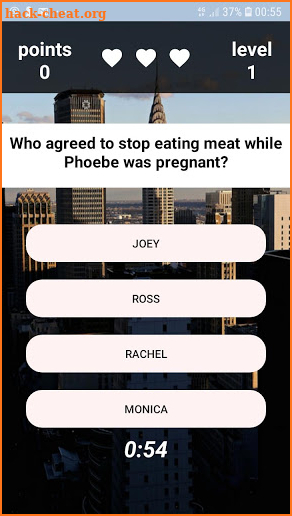 Trivia "Friends" screenshot