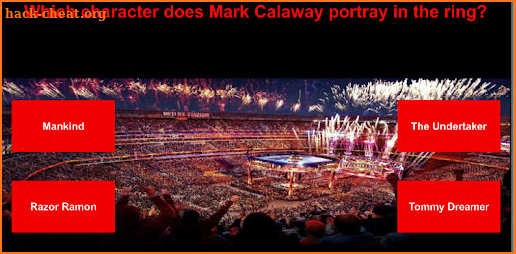 Trivia Game WWE screenshot